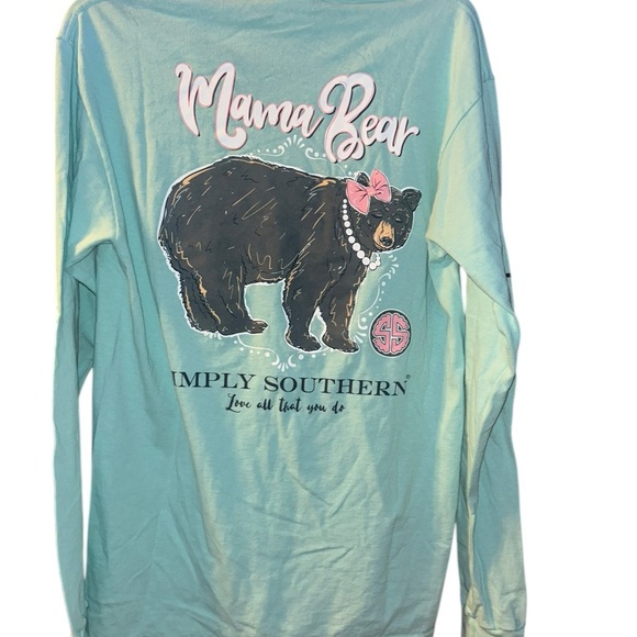 Simply southern mama bear long sleeve tshirt Medium - Picture 1 of 4